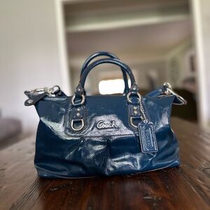 Coach Ashley Patent Leather Satchel